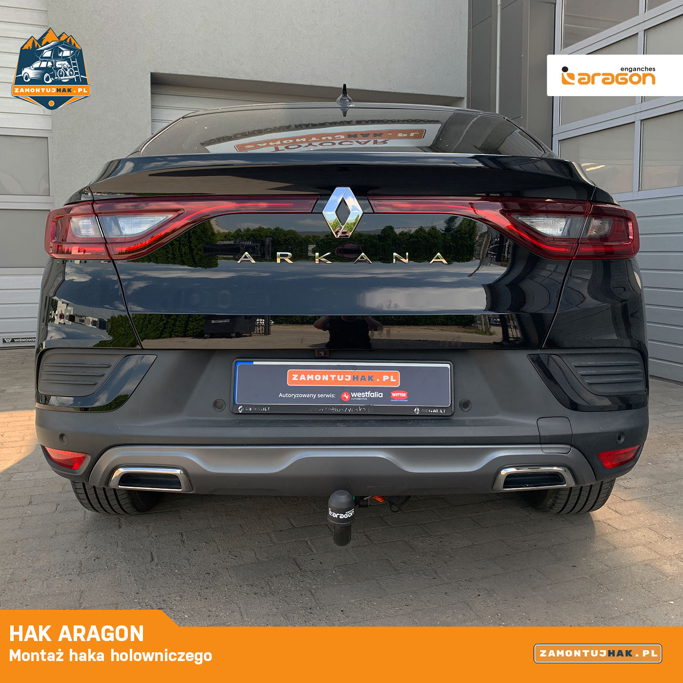 Renault Arkana hak holowniczy